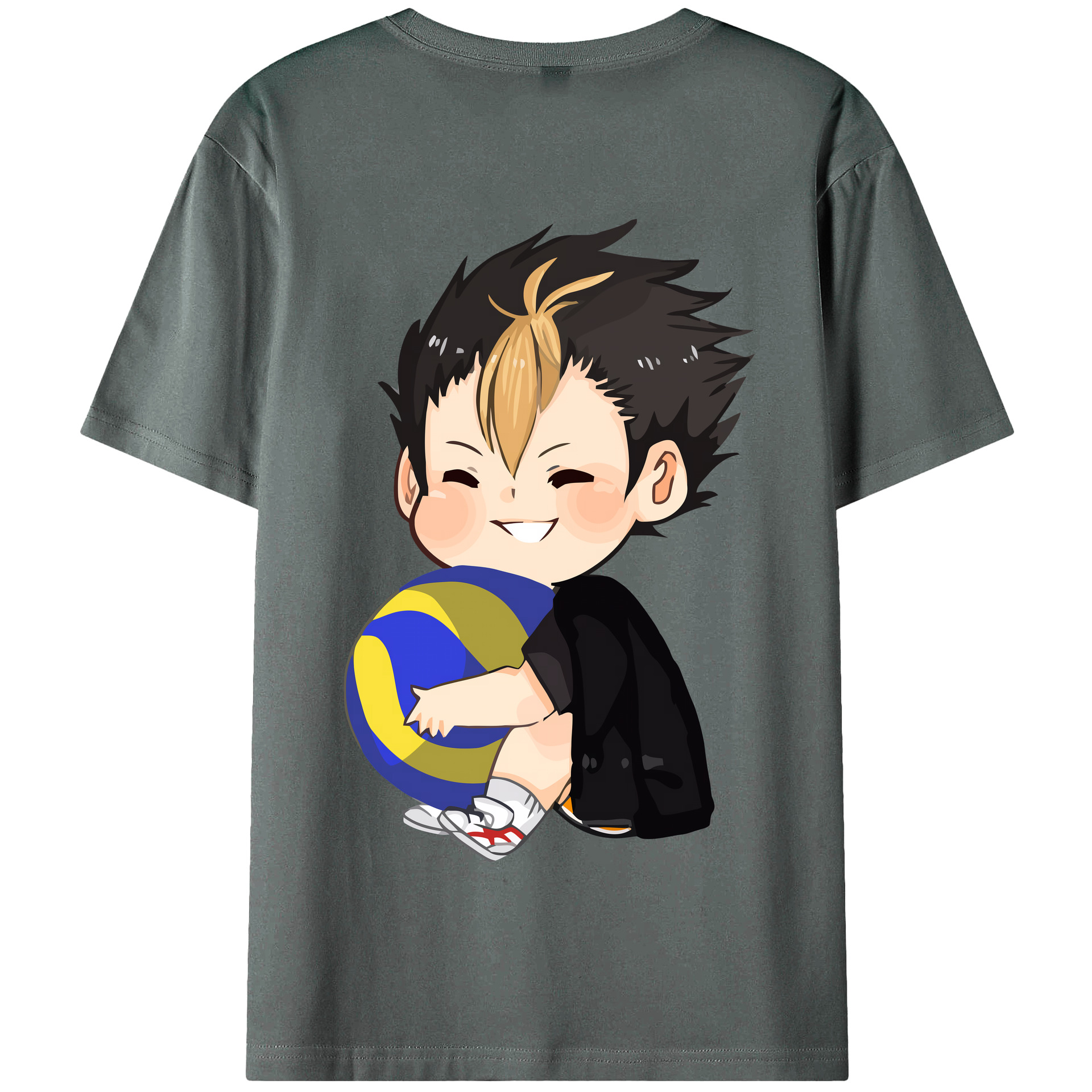 （画像用） ハイキュー!! Haikyu!! 綿100％半袖Tシャツ（背面プリント）